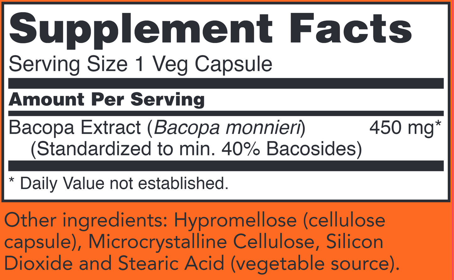 
                  
                    Bacopa Extract
                  
                